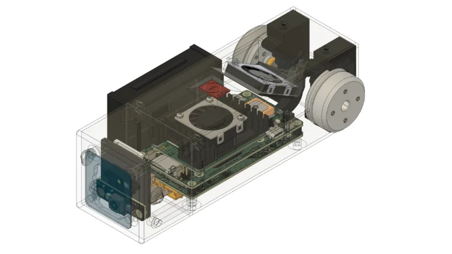 Internal robot layout